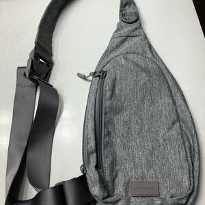 Vera Bradley Gray Small Sling Bag